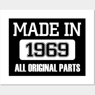 Made in 1969 All Original Parts Posters and Art